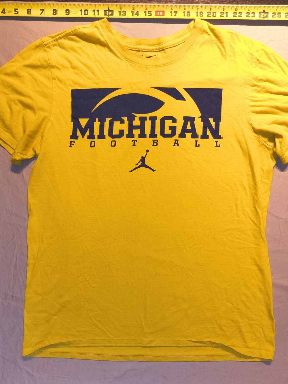 Nike Yellow Michigan Football Graphic Short Sleeve Tee